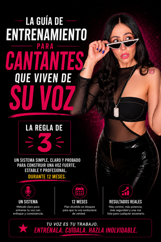 "GUÍA PARA CANTANTES QUE VIVEN DE SU VOZ"